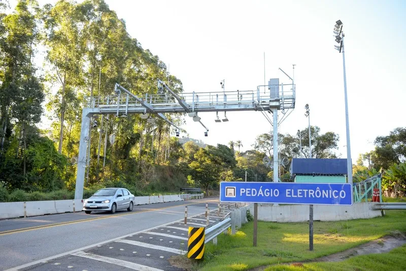 Pedágio Eletrônico de Monte Sião supera 1,5 milhão de passagens